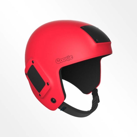 Cookie Fuel open face skydiving helmet red