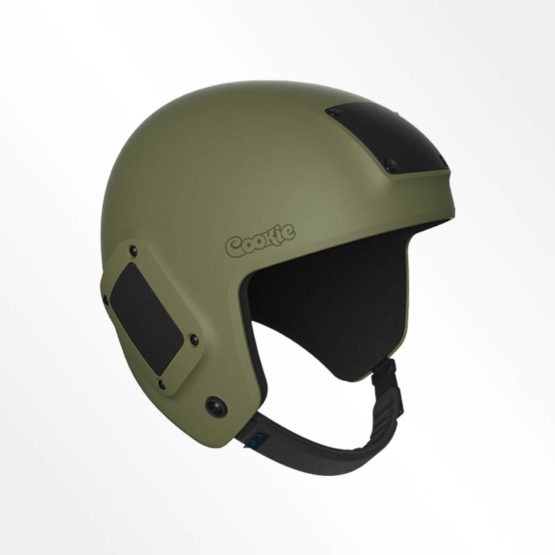 Cookie Fuel open face skydiving helmet tactical green