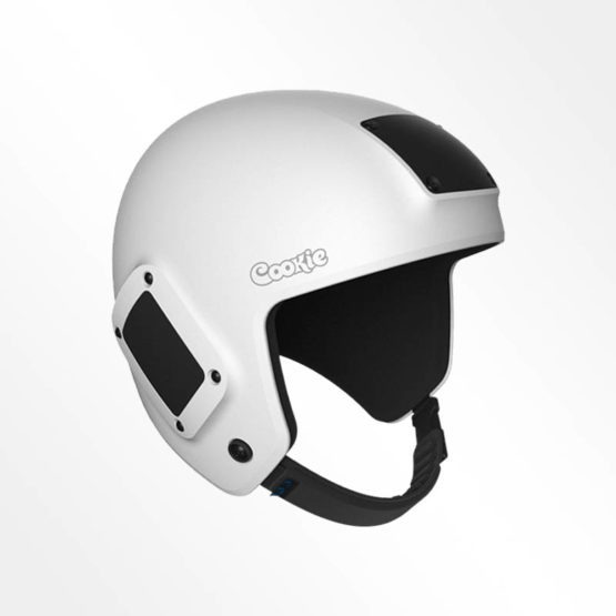 Cookie Fuel open face skydiving helmet white