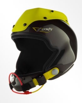 Tonfly 3x camera helmet black and yellow